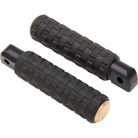 Image of 07-968 - Arlen Ness M-Eight Fusion Footpegss For Harley Davidson FLDE 1750 2018-2020 - Black/Brass