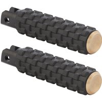 I-1309 - Arlen Ness Fusion Footpegss For Indian Challenger 108 2020-2024 - Black/Brass
