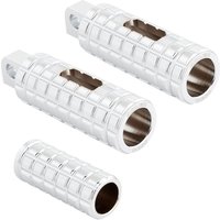 400-031 - Arlen Ness Cush Footpegss For Harley Davidson FLD 1690 2012-2013 - Chrome
