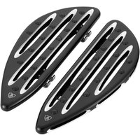 Image of 06-833 - Arlen Ness Deep Cut Floorboards For Harley Davidson FLD 1690 2012-2013 - Black/Unfinished