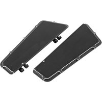 Image of 15-410 - Arlen Ness Fusion Series Adjustable Floorboards For Harley Davidson FLD 1690 2012-2013 - Black/Unfinished