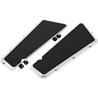 Image of 15-409 - Arlen Ness Fusion Series Adjustable Floorboards For Harley Davidson FLD 1690 2012-2013 - Black/Chrome