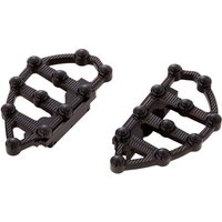 Image of 06-896 - Arlen Ness MX Billet Floorboards For Harley Davidson FLHR 1340 1994-1998 - Black