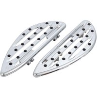 Image of 410-004 - Arlen Ness Deep Cut Floorboards For Harley Davidson FLDE 1750 2018-2020 - Chrome