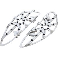 Image of 410-006 - Arlen Ness Adjustable Driver Floorboards For Harley Davidson FLDE 1750 2018-2020 - Chrome