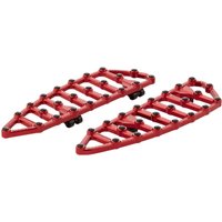 Image of 410-012 - Arlen Ness MX Billet Floorboards For Harley Davidson FLDE 1750 2018-2020 - Red