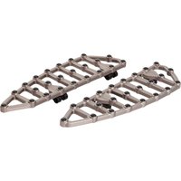 Image of 410-013 - Arlen Ness MX Billet Floorboards For Harley Davidson FLDE 1750 2018-2020 - Titanium