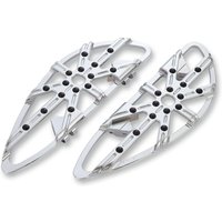 Image of 06-860 - Arlen Ness Adjustable Driver Floorboards For Harley Davidson FLHR 1584 2008-2009 - Chrome