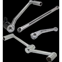 Image of 420-102 - Arlen Ness SpeedLiner Foot Control Kit For Harley Davidson FLHR 1450 2000-2003 - Chrome