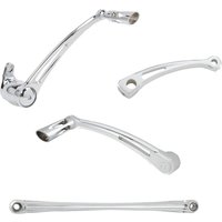 Image of 420-109 - Arlen Ness Deep Cut Foot Control Kits For Harley Davidson FLH 1868 2021 - Chrome