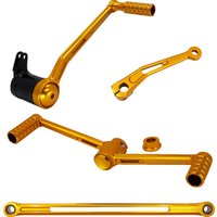420-101 - Arlen Ness SpeedLiner Foot Control Kit For Harley Davidson FLHR 1450 2000-2003 - Gold