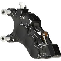Image of 02-215 - Arlen Ness Tech 6 Piston Differential Bore Caliper For Harley Davidson FLH 1868 2021 Front Left - Black