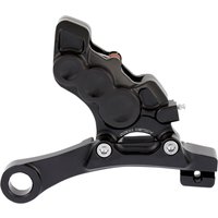 Image of 02-303 - Arlen Ness Ness Tech 6 Piston Differential Bore Caliper For Harley Davidson FLHC 1750 2018-2020 Rear - Black