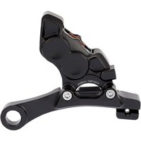 Image of 02-305 - Arlen Ness Ness Tech Four Piston Caliper For Harley Davidson FLHRXS 1868 2023-2024 Rear - Black