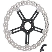 Image of 02-990 - Arlen Ness Big Brake Jagged Floating Brake Disc Kit For Harley Davidson FLS 1690 2012-2016 - Front Left