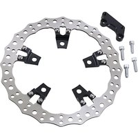 Image of 02-950 - Arlen Ness Jagged Floating Brake Disc For Harley Davidson FLHFB 1868 2023 - Front Left