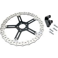 Image of 300-041 - Arlen Ness 15" Big Brake Jagged Floating Brake Disc Kit For Harley Davidson FLSB 1750 2018-2024 - Front Left