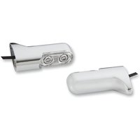 Image of 12-740 - Arlen Ness Bolt-On Turn Signals with Power LEDs For Harley Davidson FXD 1450 1999-2003 Rear Chrome Clear