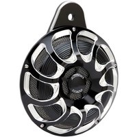 70-252 - Arlen Ness Billet Horn For Harley Davidson FLD 1690 2012-2013 - Black/Chrome