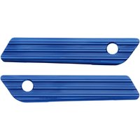 Image of 03-604 - Arlen Ness Saddlebag Latch Covers For Harley Davidson FLH 1868 2021 - Blue