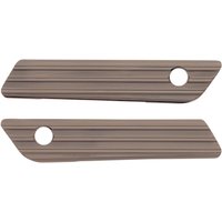 Image of 03-617 - Arlen Ness Saddlebag Latch Covers For Harley Davidson FLH 1868 2021 - Titanium