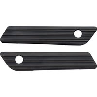 Image of 03-603 - Arlen Ness Saddlebag Latch Covers For Harley Davidson FLH 1868 2021 - Black