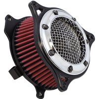 606-0103-05CBSB - Cobra RPT Air Intake Kit For Harley Davidson XL1200C 2004-2020 - Black/Chrome