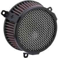 Image of 606-0104-03B-SB - Cobra Air Cleaner Kit For Harley Davidson FLDE 1750 ABS 2018-2020 Plain - Black