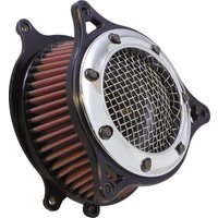 606-0104-05CBSB - Cobra RPT Air Intake Kit For Harley Davidson FLDE 1750 ABS 2018-2020 - Black Frame/Chrome Ring
