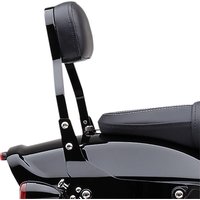 Image of 602-2028B - Cobra Detachable Backrest Kit For Harley Davidson FXFBS 1868 2018-2023 - Black 279mm