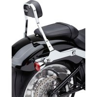 Image of 602-2027 - Cobra Detachable Backrest Kit For Harley Davidson FXBRS 1868 2018-2022 - Chrome 279mm