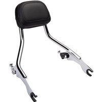 Image of 602-2200 - Cobra Short Detachable Backrest For Harley Davidson FLTRXSE2 1800 2013 - Chrome