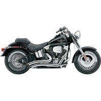 6223 - 6223 - Cobra Speedster Swept Short Exhaust System - Harley Davidson FXSTSI 1450 EFI 2000-2003 - Chrome
