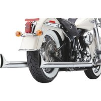 Image of 6987 - Cobra Bad Hombre Dual Exhaust System For Harley Davidson FXSTSI 1450 EFI 2004-2006 - Chrome