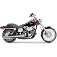 6957T - Cobra Speedster Long Exhaust System For Harley Davidson FXDWG 1584 2007-2011 - Chrome