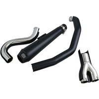 Image of 6485B - 6485B - Cobra El Diablo 2:1 Exhaust System - Harley Davidson FXSTS 1450 2000-2003 - Black
