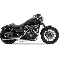 6031 - 6031 - Cobra 3" Slashcut Silencers - Harley Davidson XL 883 R 2014-2015 - Chrome