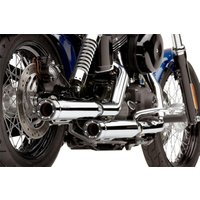 6055 - 6055 - Cobra RPT 3" Silencers - Harley Davidson FXDLI 1450 EFI 2004-2006 - Chrome