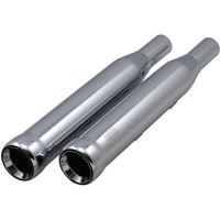 6085 - 6085 - Cobra Neighbor Hater Silencers - Harley Davidson XL 1200 N 2008-2012 - Chrome