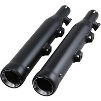 6085RB - 6085RB - Cobra Neighbor Hater Silencers - Harley Davidson XL 1200 C 2004-2013 - Black