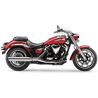 Image of 2215 - 2215 - Cobra Scalloped Tip Silencer - Yamaha XVS 950 CT V Star Tourer 2009-2017 - Chrome