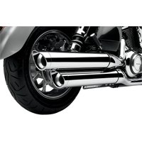 Image of 4225 - 4225 - Cobra Scalloped Tip Silencers - Kawasaki VN 1700 2011-2013 - Chrome