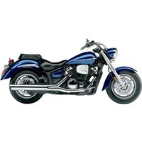 Image of 2275 - Cobra 4" Silencer For Yamaha XVS 1300 A 2007-2013 - Chrome