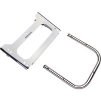 Image of 602-2700 - 602-2700 - Cobra 2-up Tour Pack Mount - Harley Davidson FLTRI 1450 EFI Road Glide 1999-2006 - Chrome/Silver