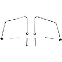 Image of 02-6325 - Cobra Saddlebag Protectors and Supports for Suzuki For Suzuki VL 800 Z 2003-2004 - Chrome