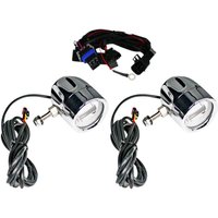 Image of PB-FOG-IND-C - Custom Dynamics ProBeam LED Halo Fog Lamps For Indian Challenger 108 2020 Chrome Chrome Clear