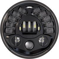 Image of PB-7A-IND-B - Custom Dynamics 7" Adaptive Headlamp for Indian For Indian Challenger 108 2020-2024 Black Clear