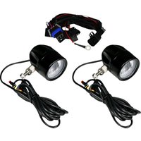 Image of PB-FOG-CHAL-B - Custom Dynamics ProBeam LED Halo Fog Lamps For Indian Challenger 108 2020-2024 Black Clear