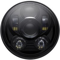 CD-575-B - Custom Dynamics 5-3/4" LED Headlamp For Harley Davidson FLST 1340 1987-1990 Black Clear