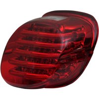 Image of PB-TL-LPW-R - Custom Dynamics ProBeam Low-Profile LED Taillight Kit With Top Tag Light For Harley Davidson FLD 1690 2012-2013 Red